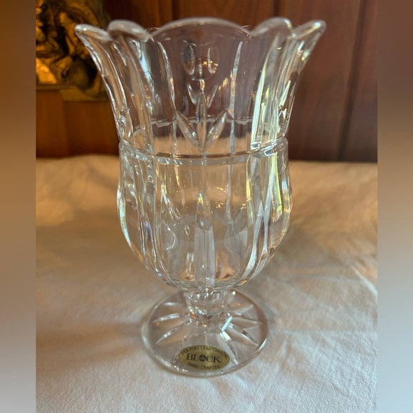 Accents Vintage Block Crystal Tulip Hurricane Vase Poshmark